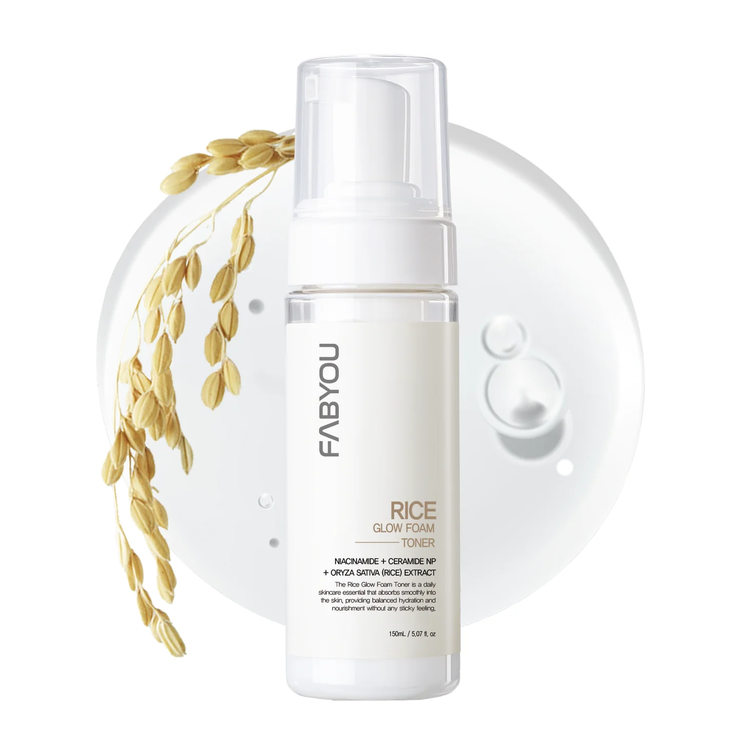 Rice Glow Foam Toner